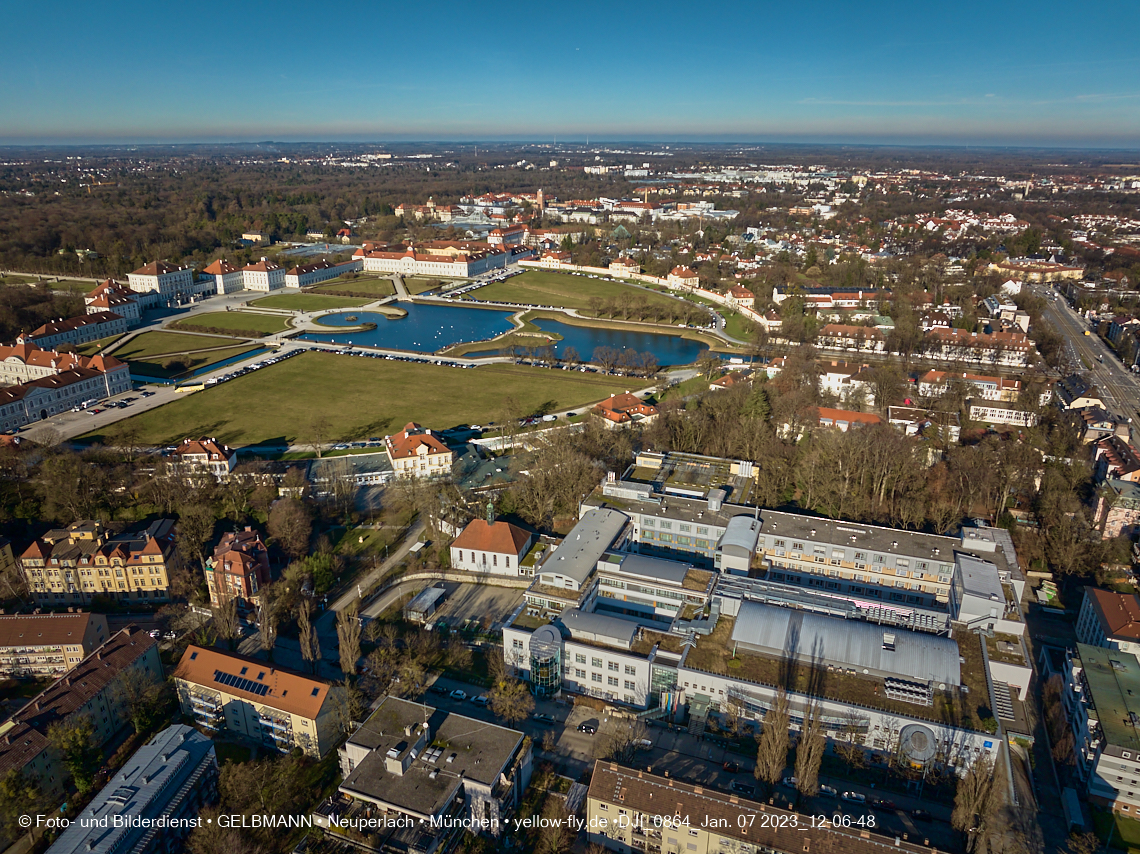 07.01.2023 - Umgebung vom Schloß Nymphenburg